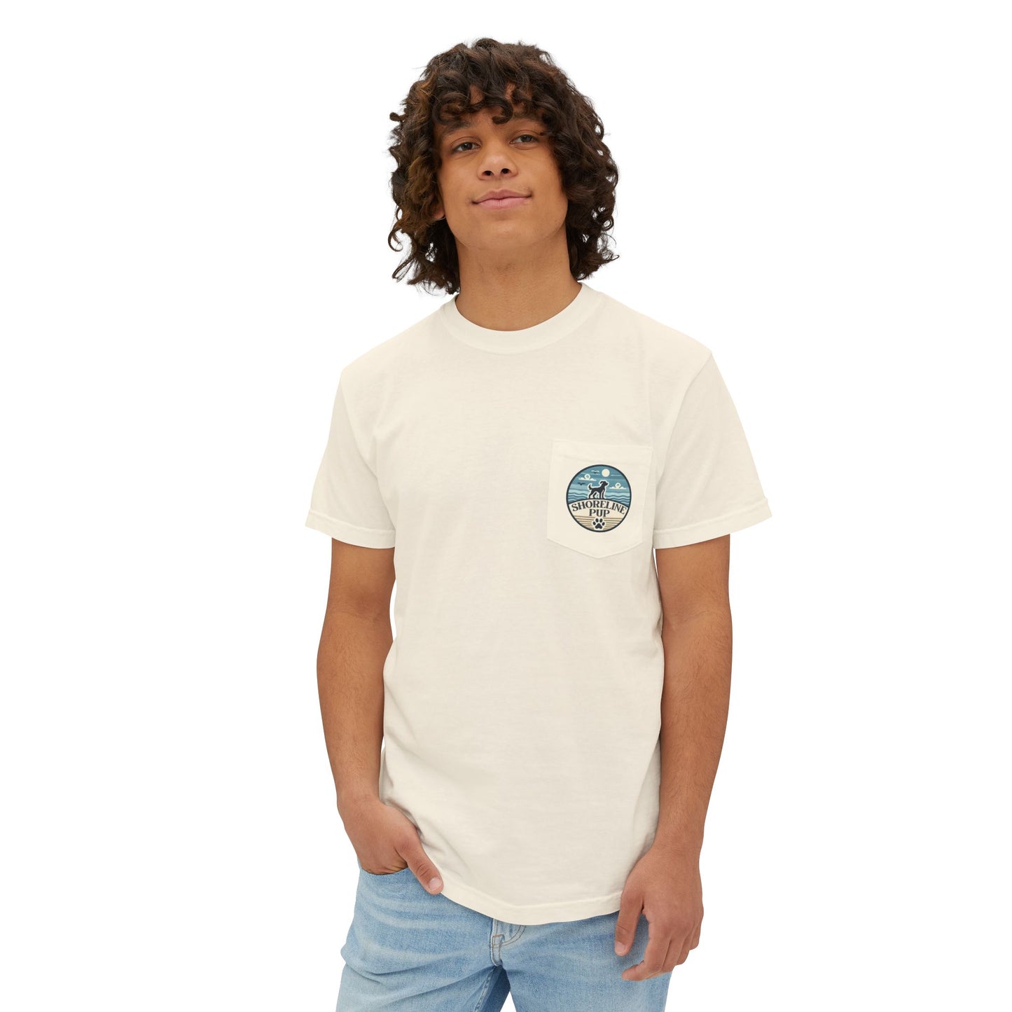 Shoreline Pup Pocket T-Shirt