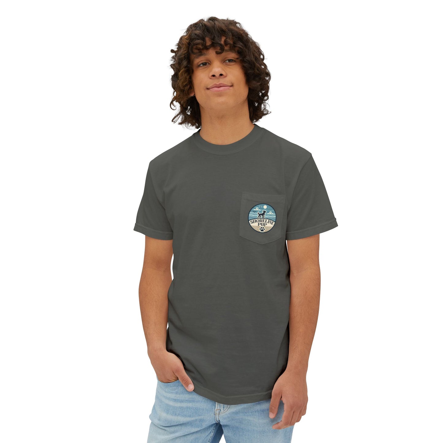 Shoreline Pup Pocket T-Shirt