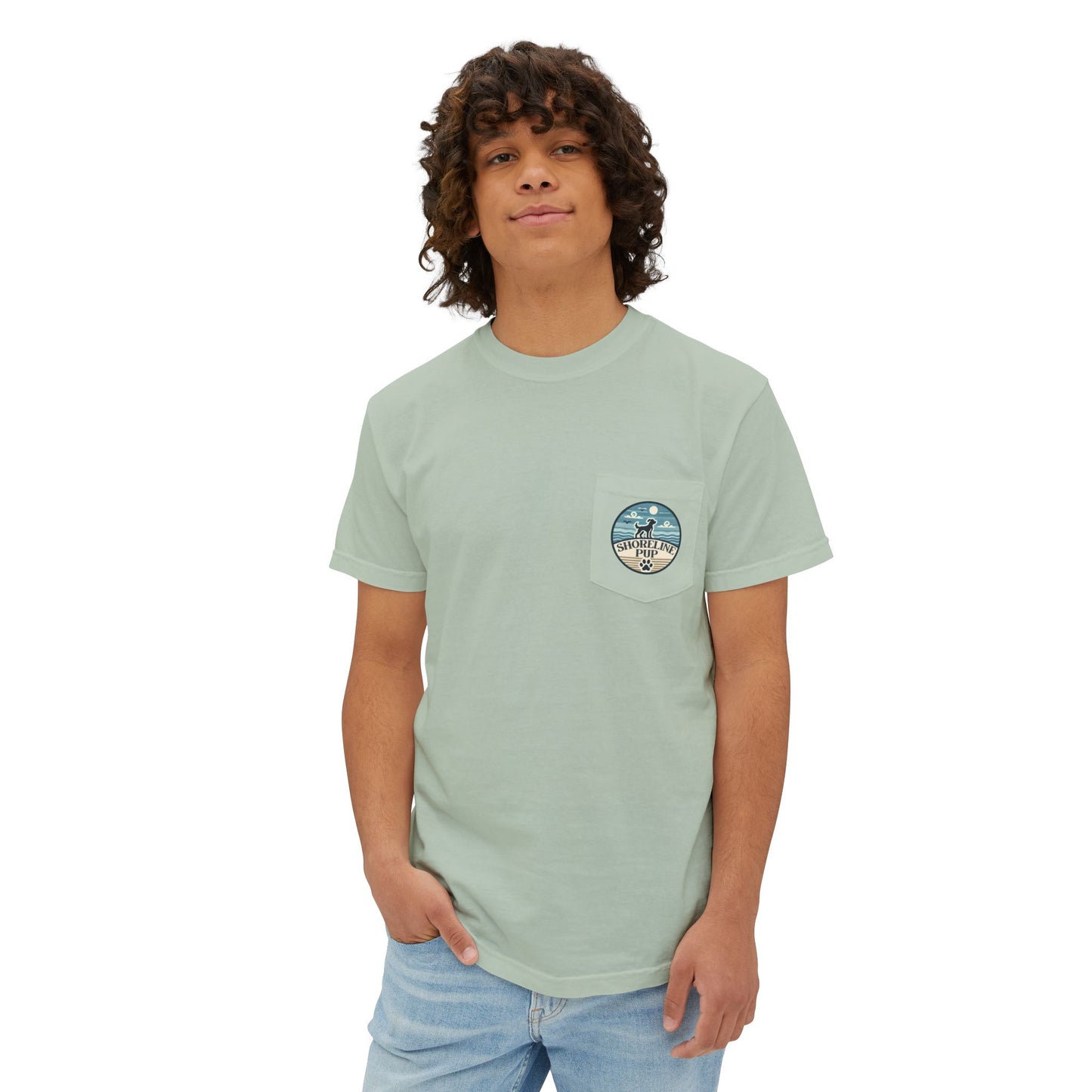 Shoreline Pup Pocket T-Shirt