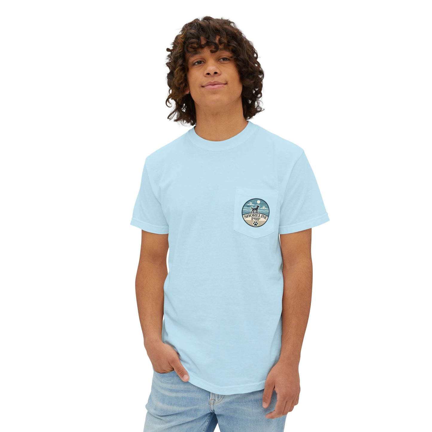 Shoreline Pup Pocket T-Shirt