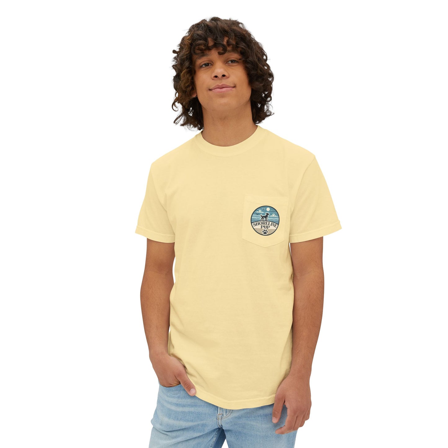 Shoreline Pup Pocket T-Shirt